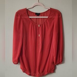 The Limited- Sheer Blouse Size M
